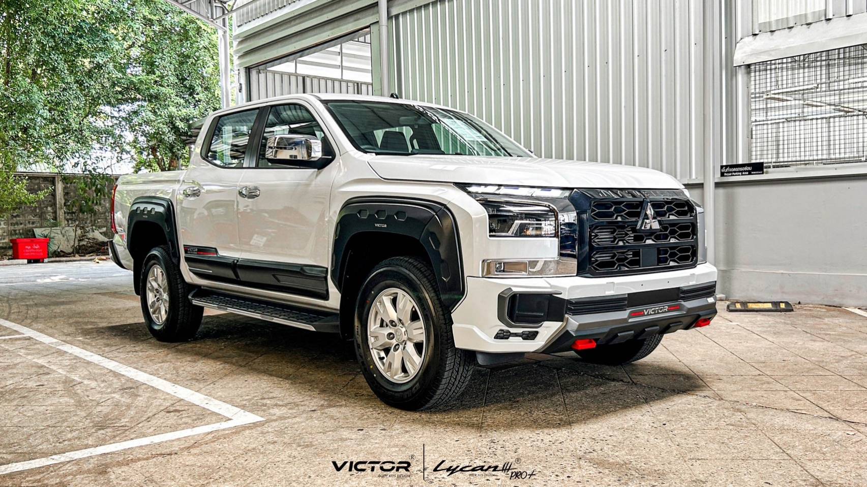 ชุดแต่ง ชุดสเกิร์ต MITSUBISHI TRIRON 2023 รุ่น VICTOR V.1