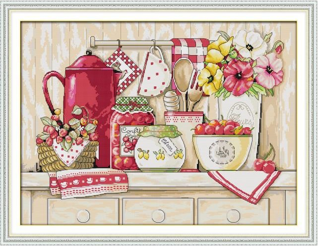 Cozy kitchen (ไม่พิมพ์/พิมพ์ลาย)