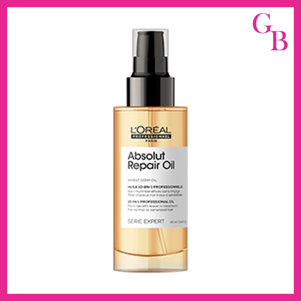 แท้พร้อมส่ง• L'Oreal Professionnel SERIE EXPERT Absolut Repair Oil 90ml เซรั่มบำรุงผม ลอริอัล เอ็กซ์เปิร์ท แอปโซลูท รีแพร์ ออยล์