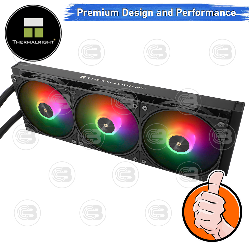 [CoolBlasterThai] Thermalright FROZEN WARFRAME 360 BLACK ARGB AIO Liquid CPU Cooler (AM5/LGA1851 Ready) ประกัน 5 ปี