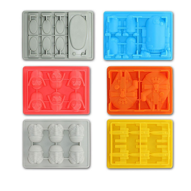 แม่พิมพ์ Star Wars ทำน้ำแข็ง ขนม วุ้น ปูนปลาสเตอร์ - Star Wars Ice Tray