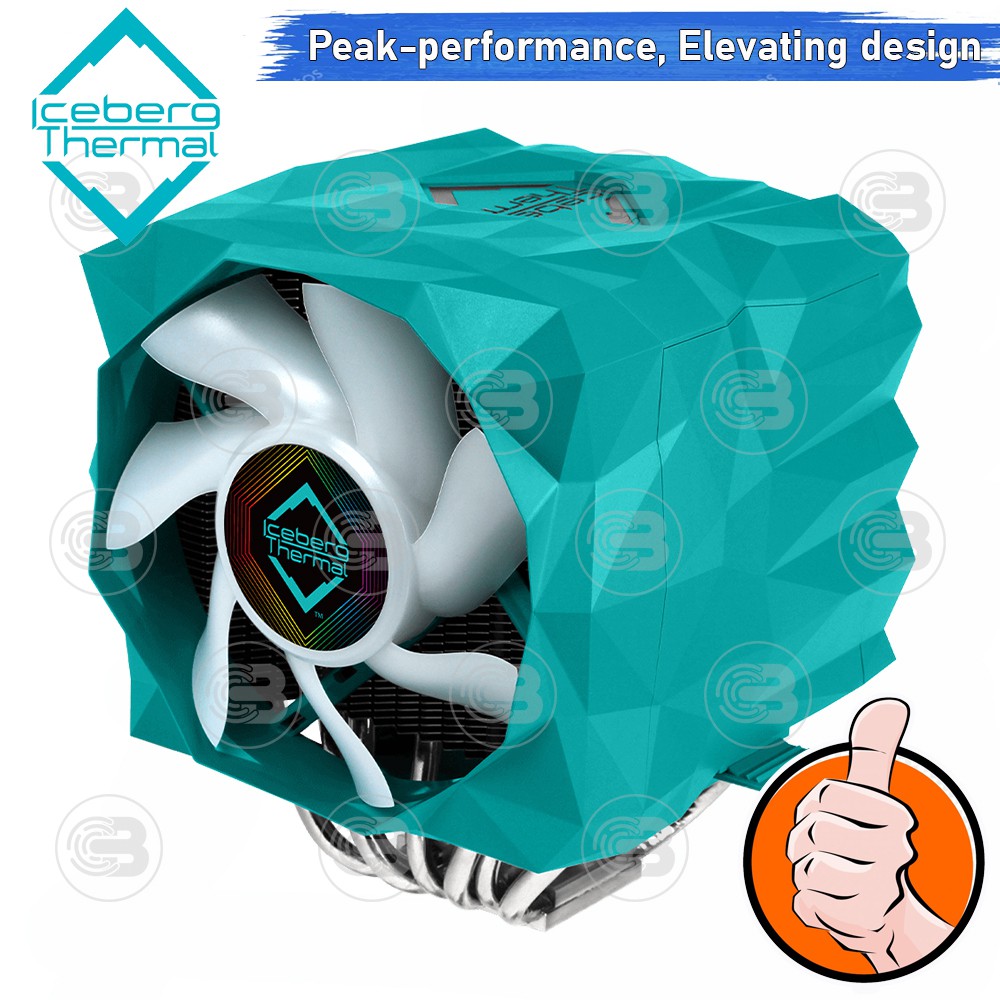 [CoolBlasterThai] Iceberg Thermal IceSLEET X7 Dual Multi Compatible Dual Tower CPU Cooler with A-RGB ประกัน 2 ปี