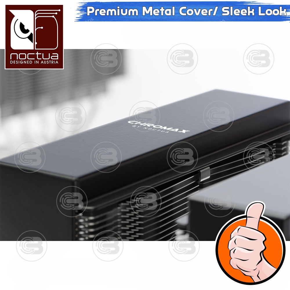 [CoolBlasterThai] Noctua NA-HC4 Chromax.Black Heatsink Cover (NH-D15) ประกัน 6 ปี