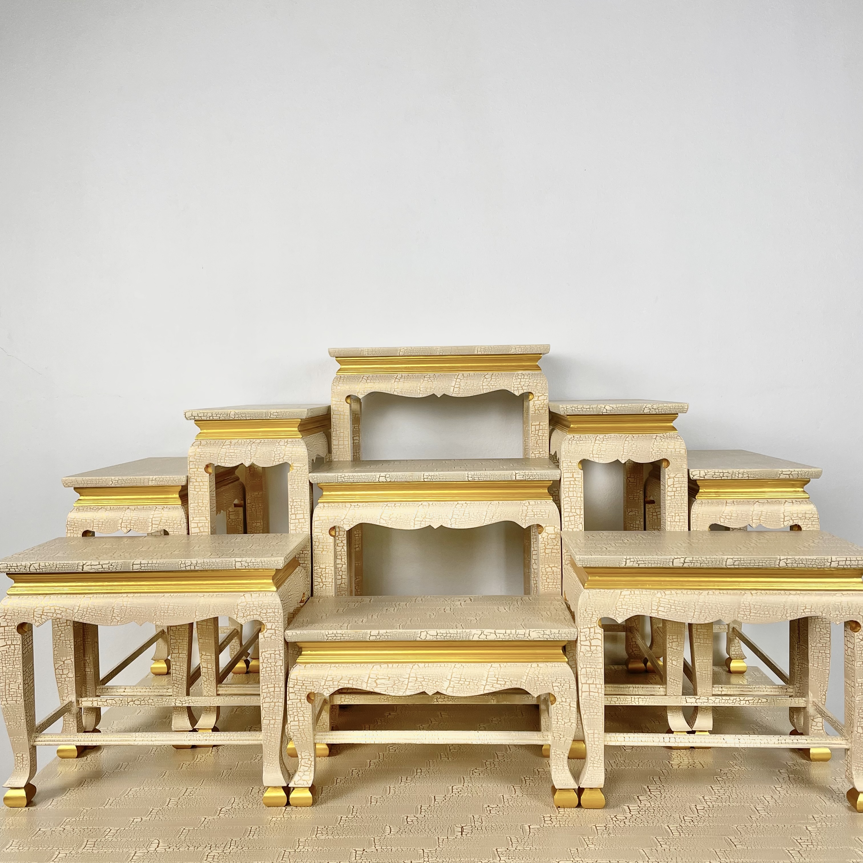 โต๊ะหมู่ 9 หน้า 8 ลายน้ำทอง