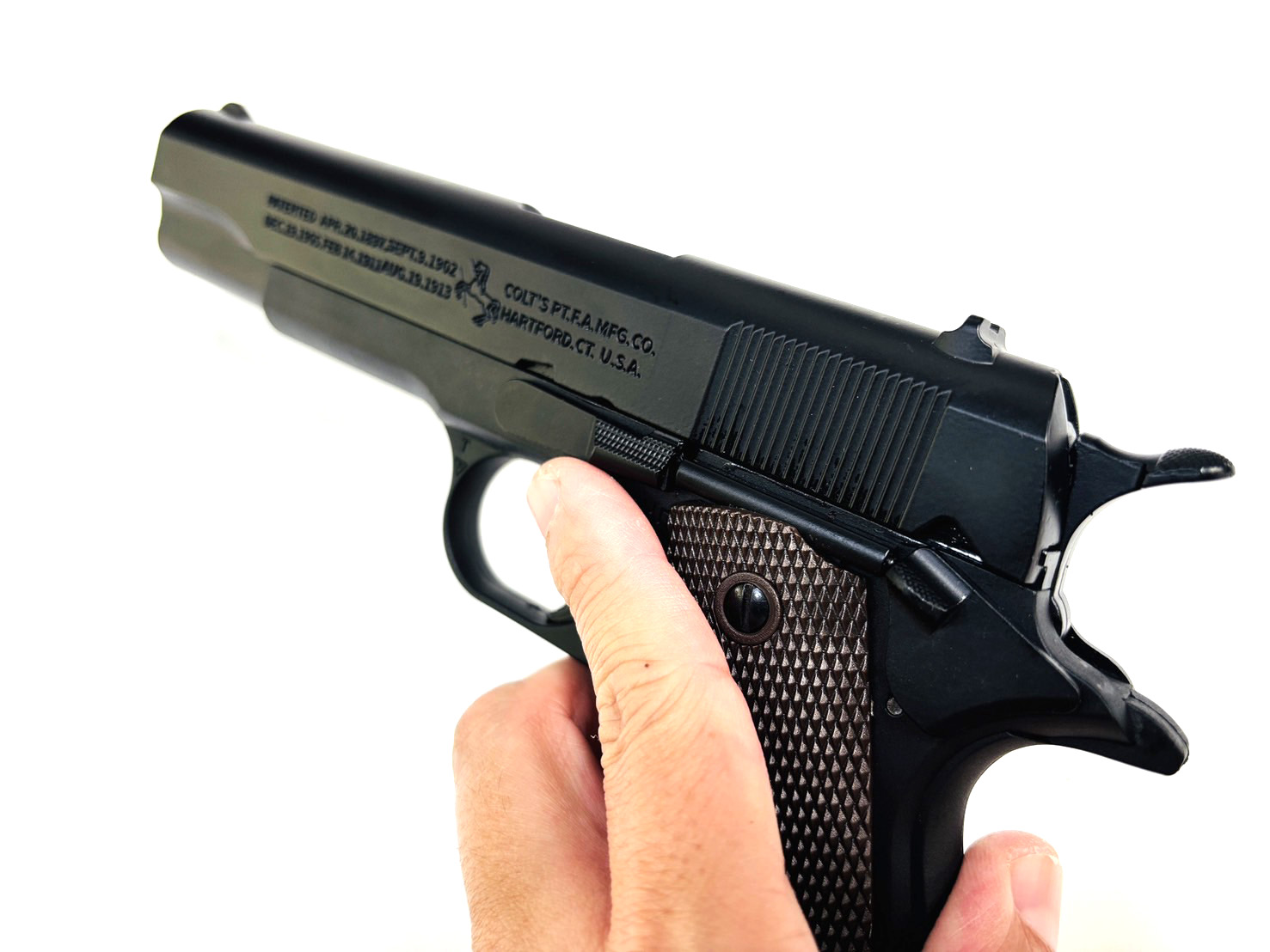 ปืนเจล ปืนพกสั้น อัดลมเจลชักยิง รุ่น M1911 A1