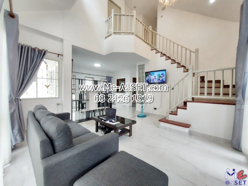 ให้เช่าบ้านเดี่ยว ย่าน รังสิต คลองสาม ลำสามแก้ว บึงยี่โถ คลองหลวง : ม.วรารักษ์ รังสิต-คลองสาม : 2 ชั้น 53 ตร.วา