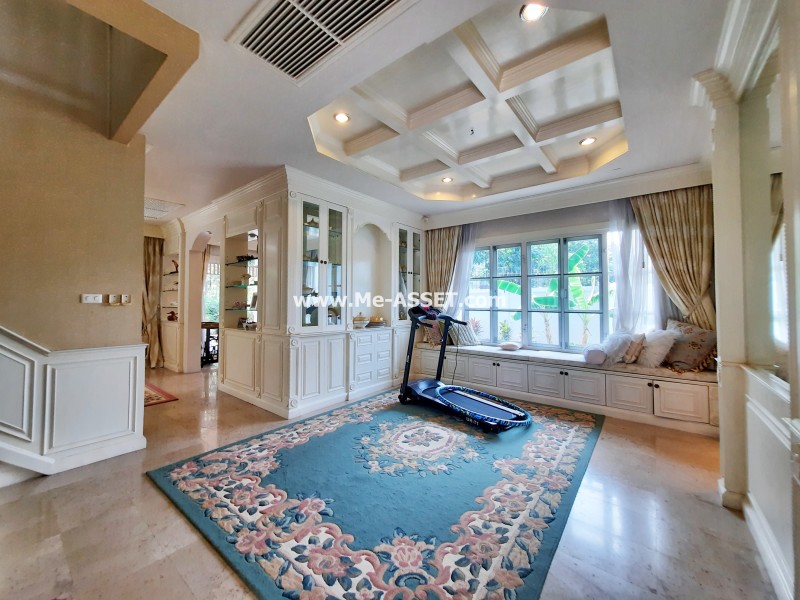 ขายบ้านเดี่ยว ม.นันทวัน วงแหวน-รัตนาธิเบศร์ ถ.ตลิ่งชัน-สุพรรณบุรี ต.เสาธงหิน อ.บางใหญ่ นนทบุรี ต้นโครงการ ติดสวนสาธารณะ หน้าบ้านไม่ชนใคร / พื้นที่ 2 ชั้น 146.7 ตารางวา