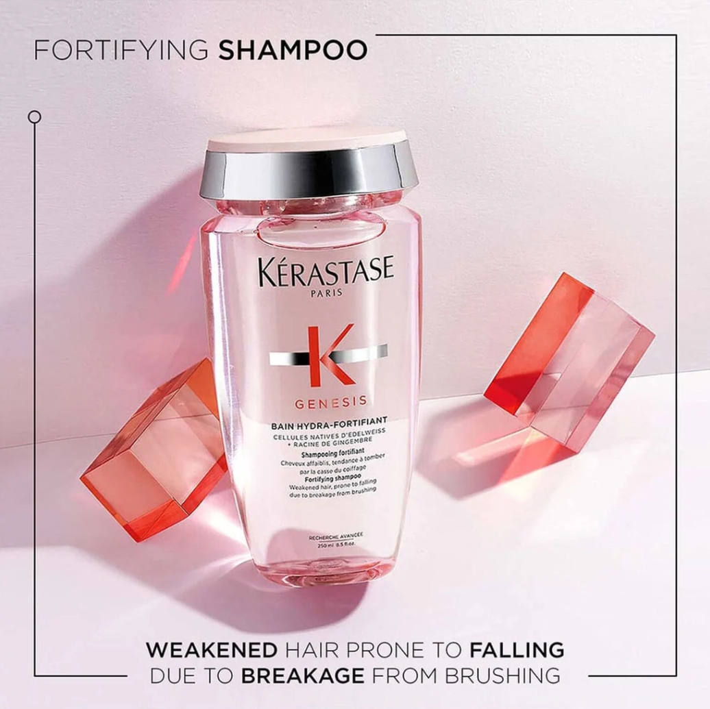 Kerastase Genesis Bain Nutri-Fortifiant Shampoo 80ml. (1ขวด) แชมพูตัวดังสำหรับผมแห้ง เส้นใหญ่ ขาดหลุดร่วงง่าย