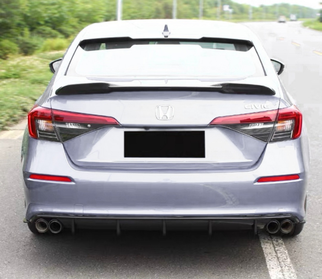 ชุดลิ้นหลัง ดิฟฟิวเซอร์ Civic FE 2022 พร้อมชุดท่อคู่