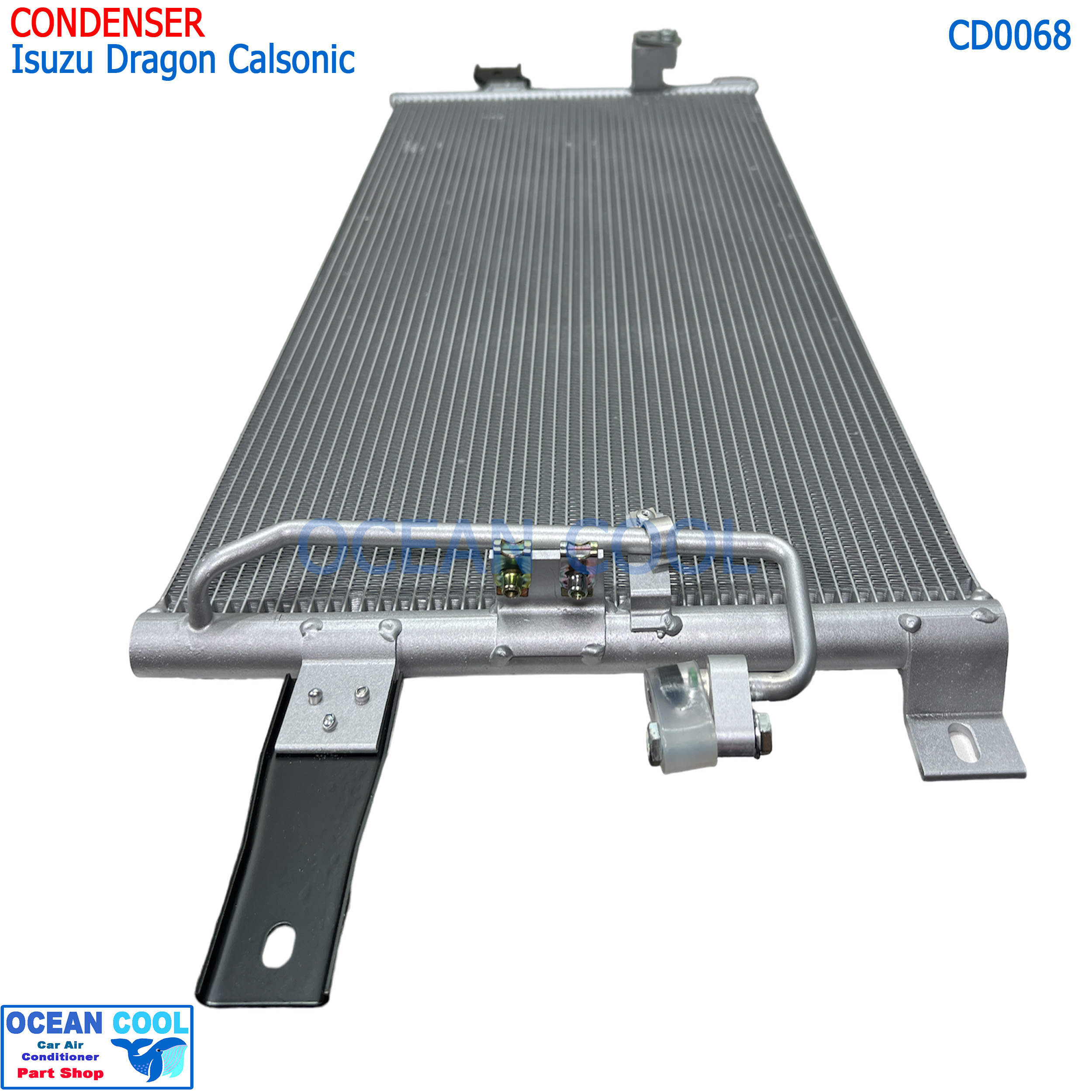 แผงแอร์ อีซูซุ ดราก้อนอาย คาลโซนิค CD0068 CONDENSER FOR ISUZU Dragon Eye Calsonic แอร์คาลโซนิค คอยล์ร้อน รังผึ้งแอร์ แผงรังผึ้ง แผงคอยล์ร้อน