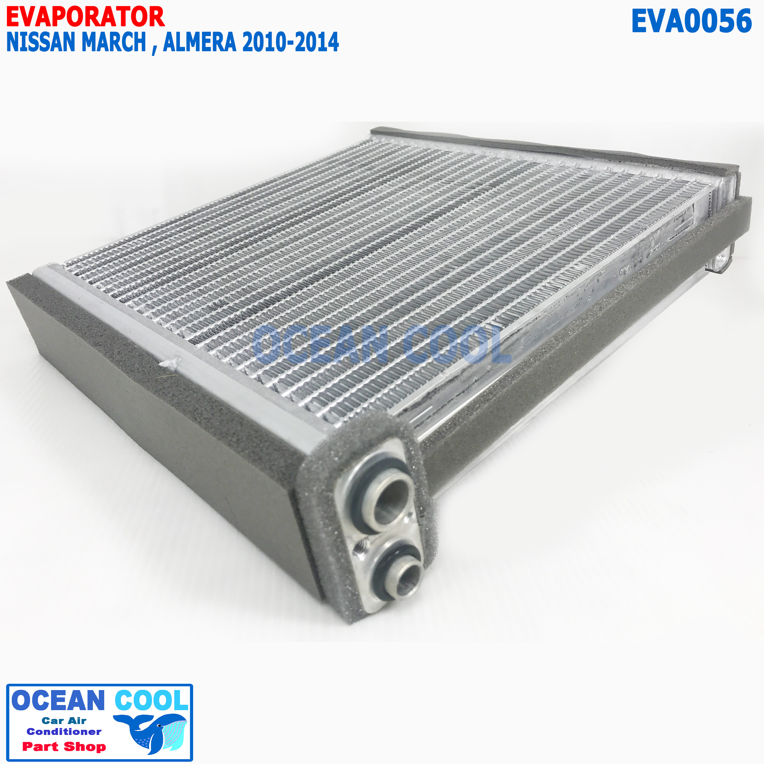 คอยล์เย็น นิสสัน มาร์ช , อัลเมอร่า 2010 - 2014 EVA0056 Evaporator Nissan March , Nissan Almera ตู้แอร์ คอยเย็น พ.ศ. 2553 ถึง 2557 อะไหล่ แอร์ รถยนต์ 2011 2012 2013