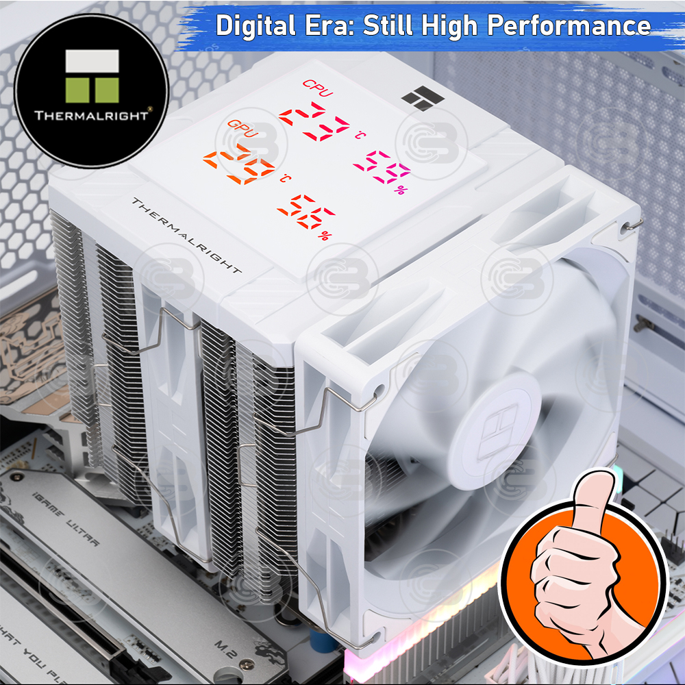[CoolBlasterThai] Thermalright Peerless Assassin 120 Digital WHITE (AM5/LGA1851 Ready) ประกัน 6 ปี