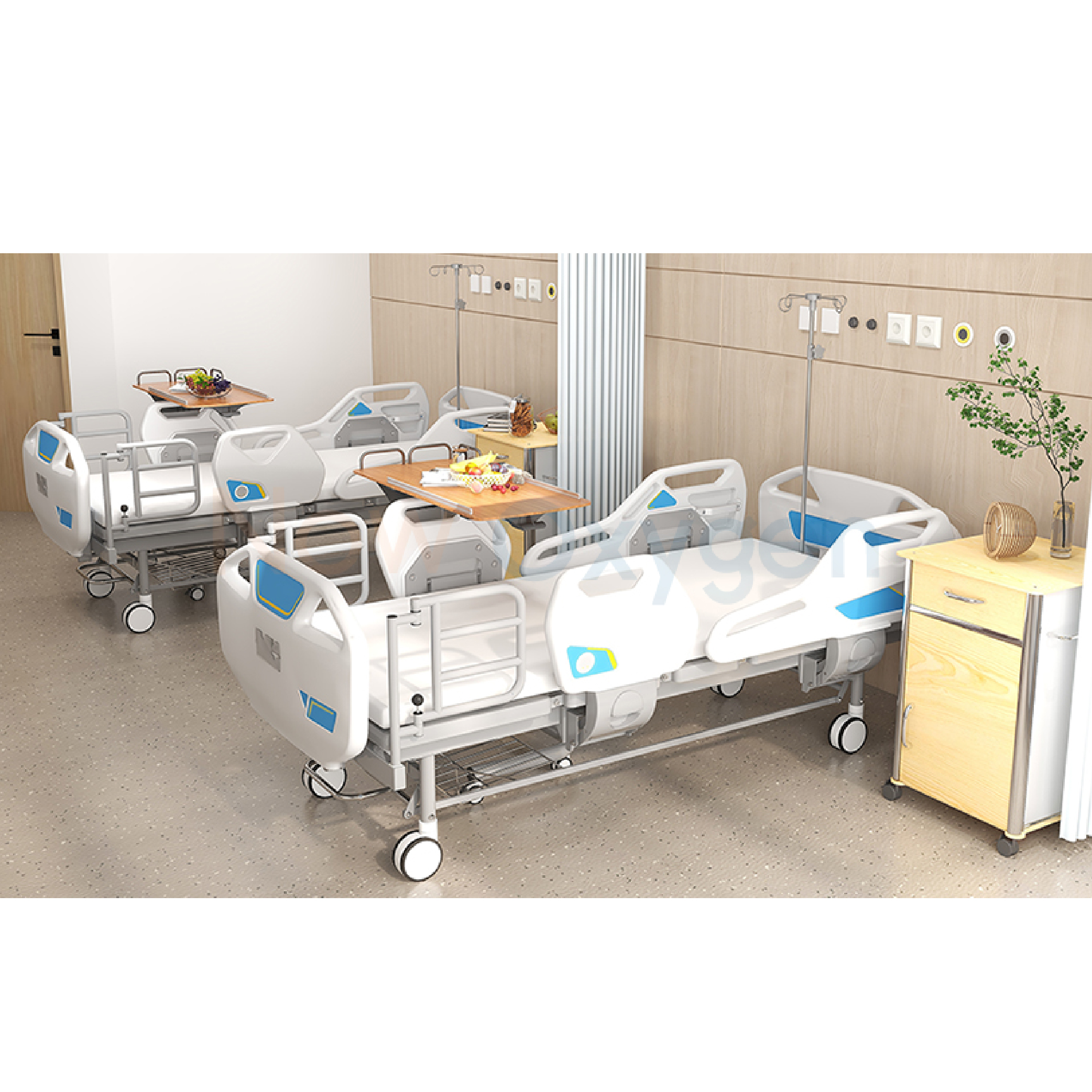 เตียงผู้ป่วยไฟฟ้าปีกนก 7 ฟังก์ชั่น ซีพีอาร์ รุ่น French Butterfly (Professional Electric Hospital Bed) รับประกันศูนย์ไทย 6 ปี