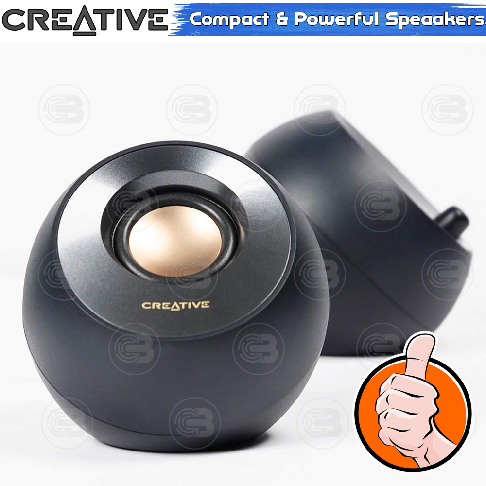 [CoolBlasterThai] CREATIVE SPEAKER PEBBLE V2 USB TYPE-C (BLACK)
