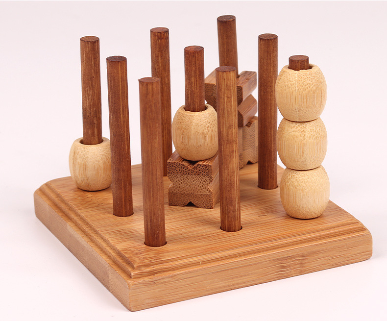 เกมOX 3D โอเอกซ์ ไม้ไผ่ 3มิติ (Bamboo 3D Tic-tac-toe)