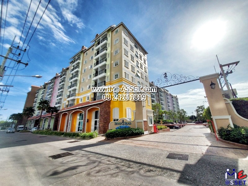 ขายคอนโด วิวสระว่ายน้ำ ย่าน พัทยา นาจอมเทียน เขาพระตำหนัก บางละมุง สัตหีบ : เซเว่นซีส์โค้ดดิอะซูร์ Seven Seas Cote D'Azur : 32.29 ตร.เมตร