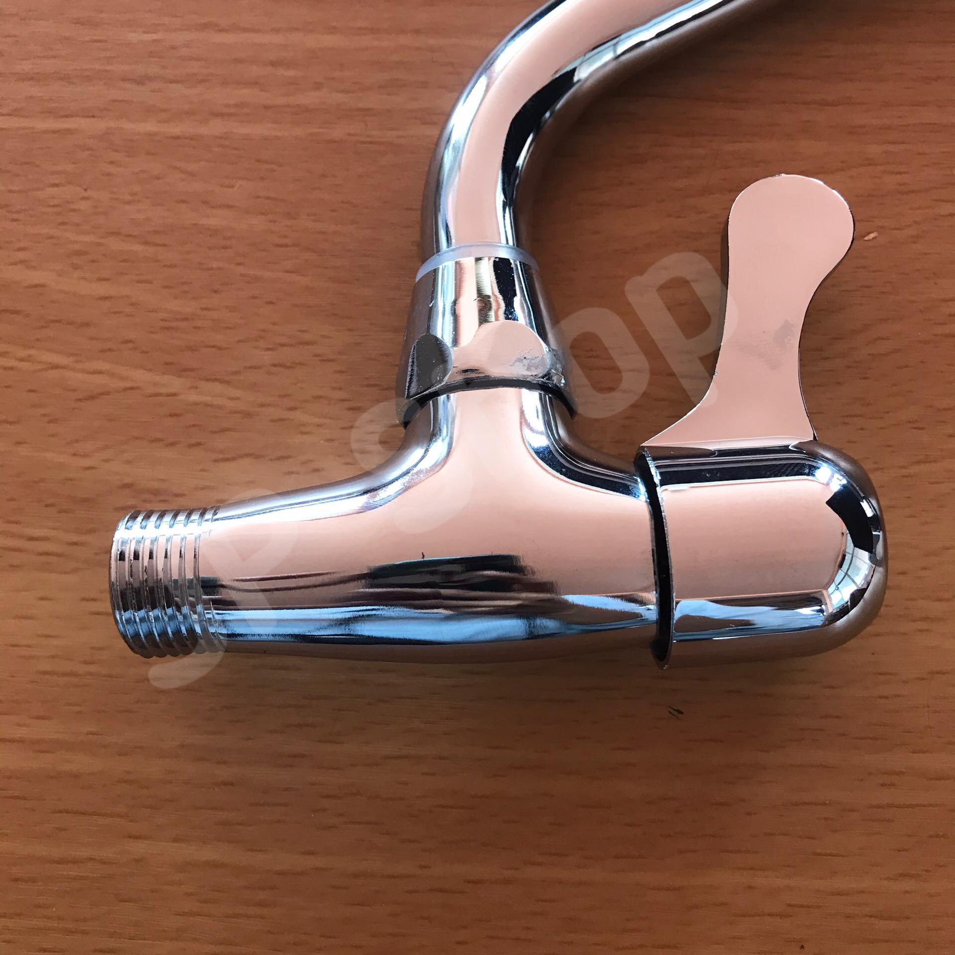 ก๊อกน้ำซิงค์สแตนเลส แบบนอน ก๊อกน้ำ ก๊อกน้ำซิงค์หมุนได้ ก๊อกน้ำซิงค์ 02 ขนาด 4 หุน #02190