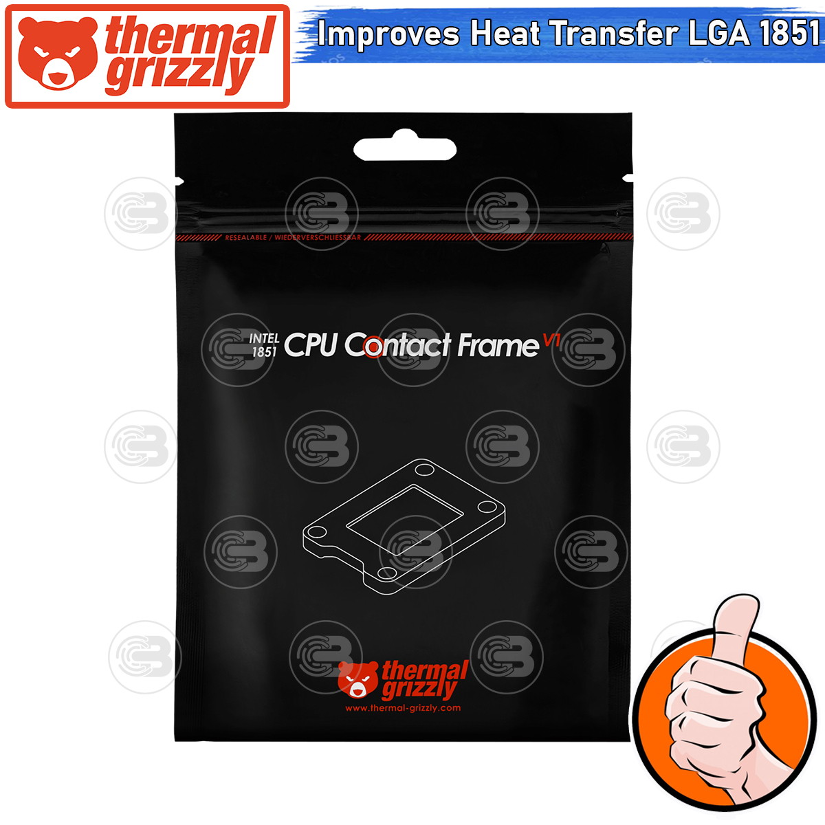 [CoolBlasterThai] Thermal Grizzly Intel LGA 1851 CPU Contact Frame V1