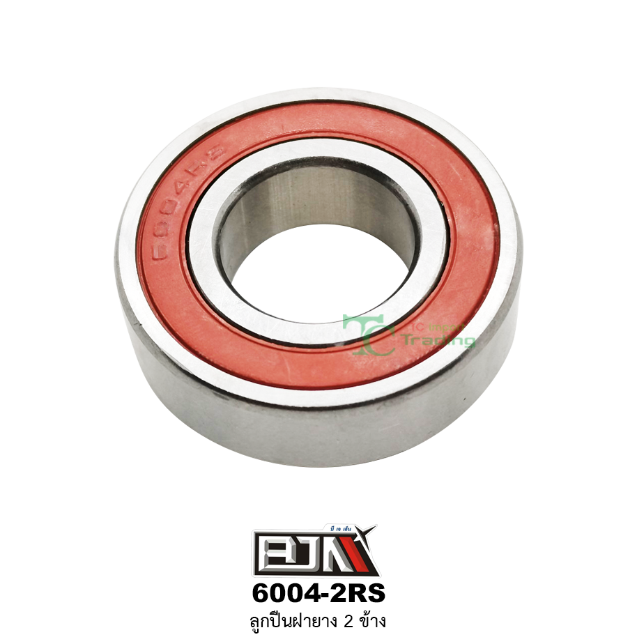 6004-2RS ลูกปืนฝายาง 2 ข้าง