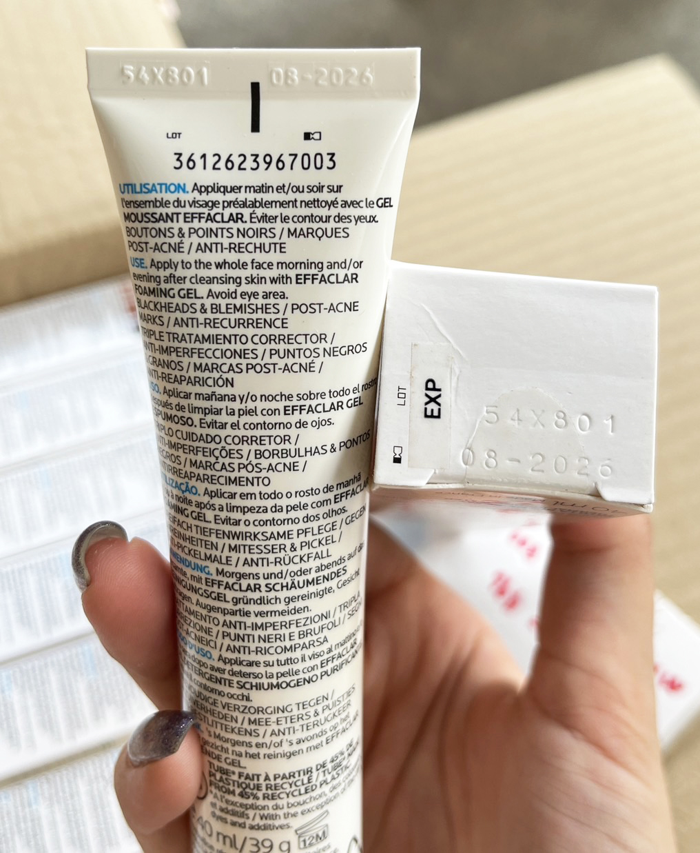 La Roche Posay Effaclar Duo(+M) ขนาด 40ml. ของแท้