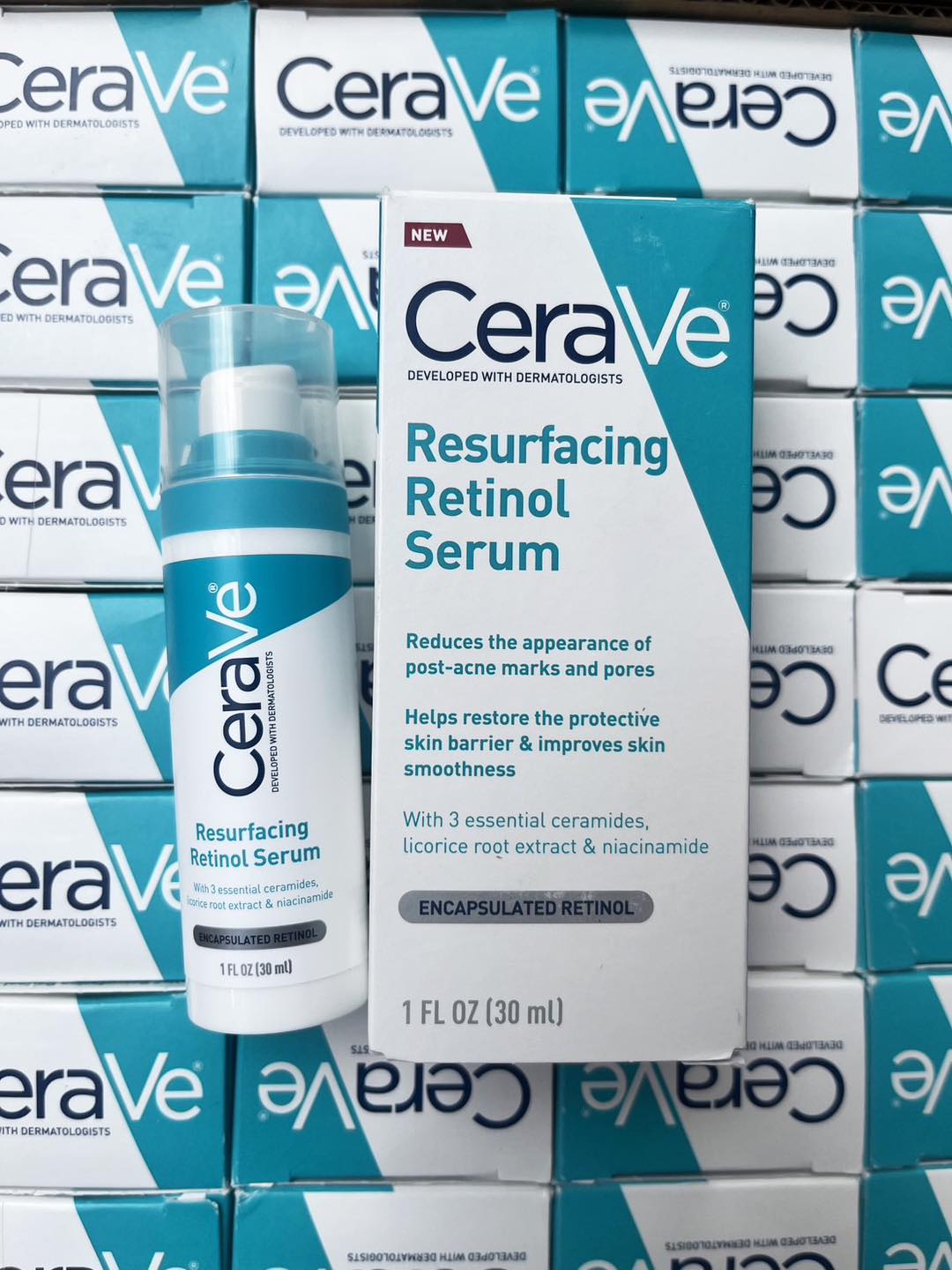 CeraVe Resurfacing Retinol Serum 30ml. เซรั่มช่วยลดริ้วรอย