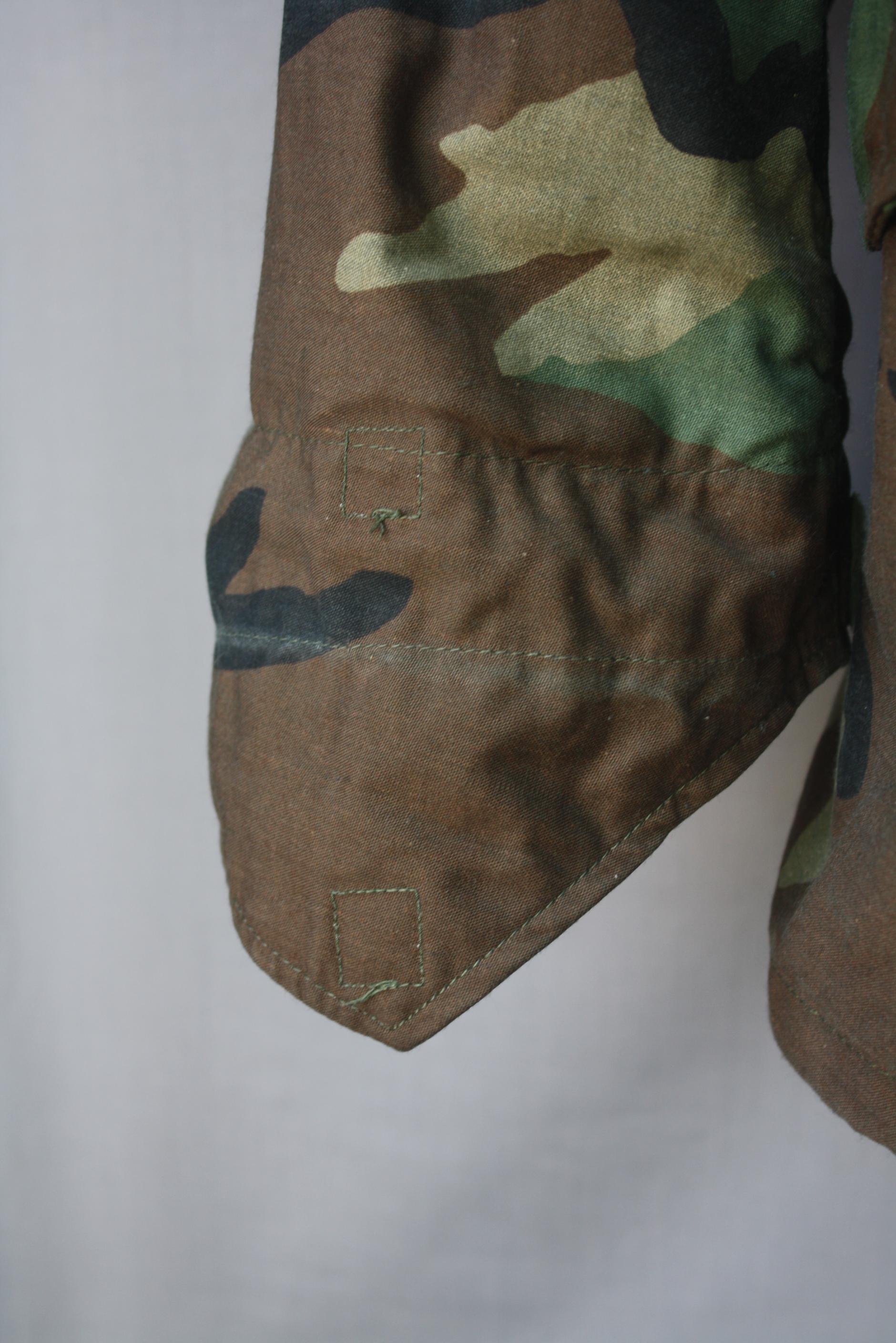 เสื้อทหารสหรัฐ M65 ลายพราง woodland XS-R