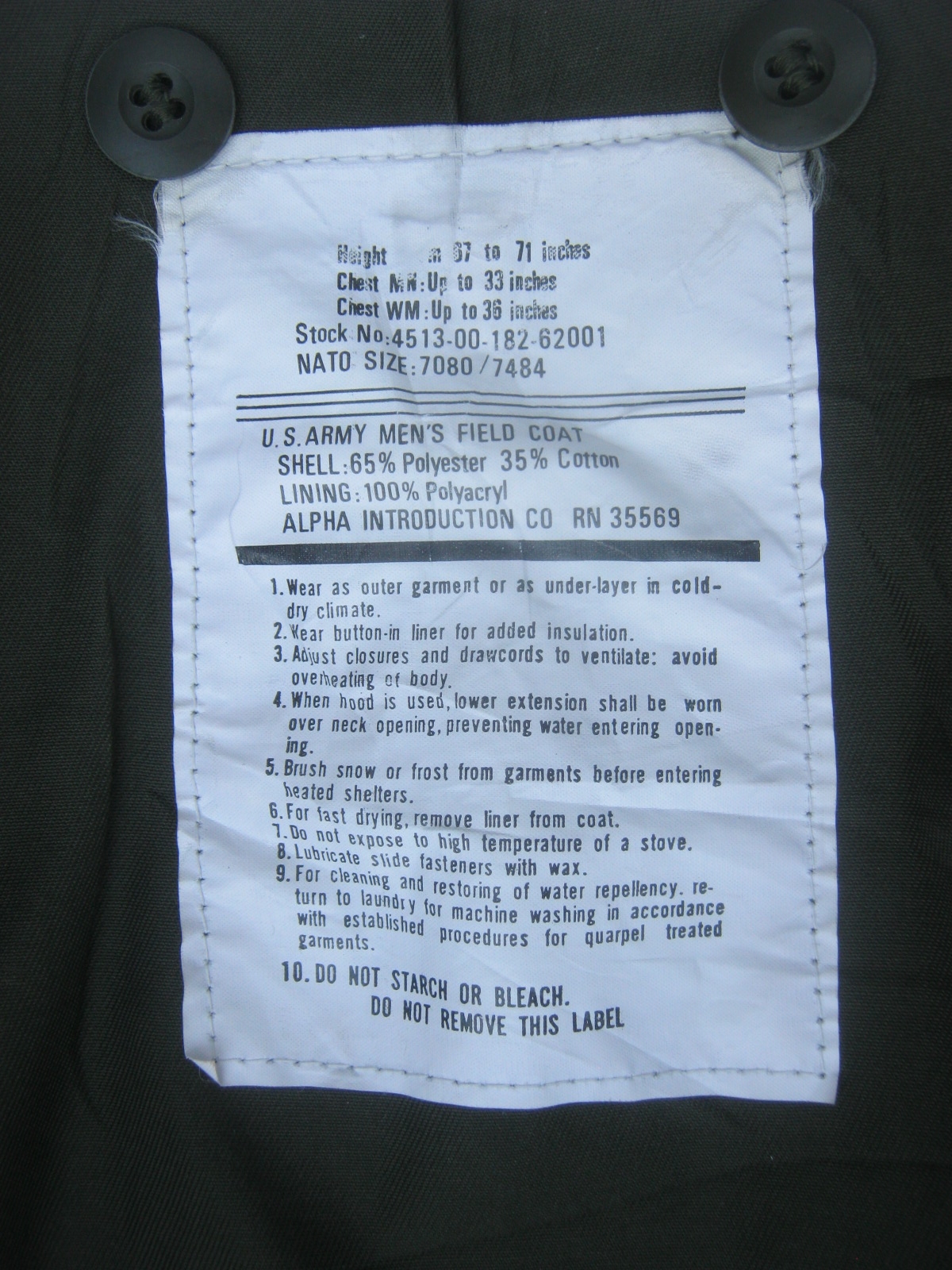 M65 แฟชั่นทหาร