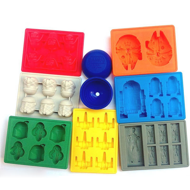 แม่พิมพ์ Star Wars ทำน้ำแข็ง ขนม วุ้น ปูนปลาสเตอร์ - Star Wars Ice Tray