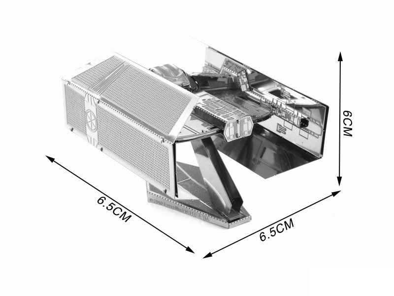 TIE Advanced x1 Model - Star Wars โมเดลโลหะ DIY