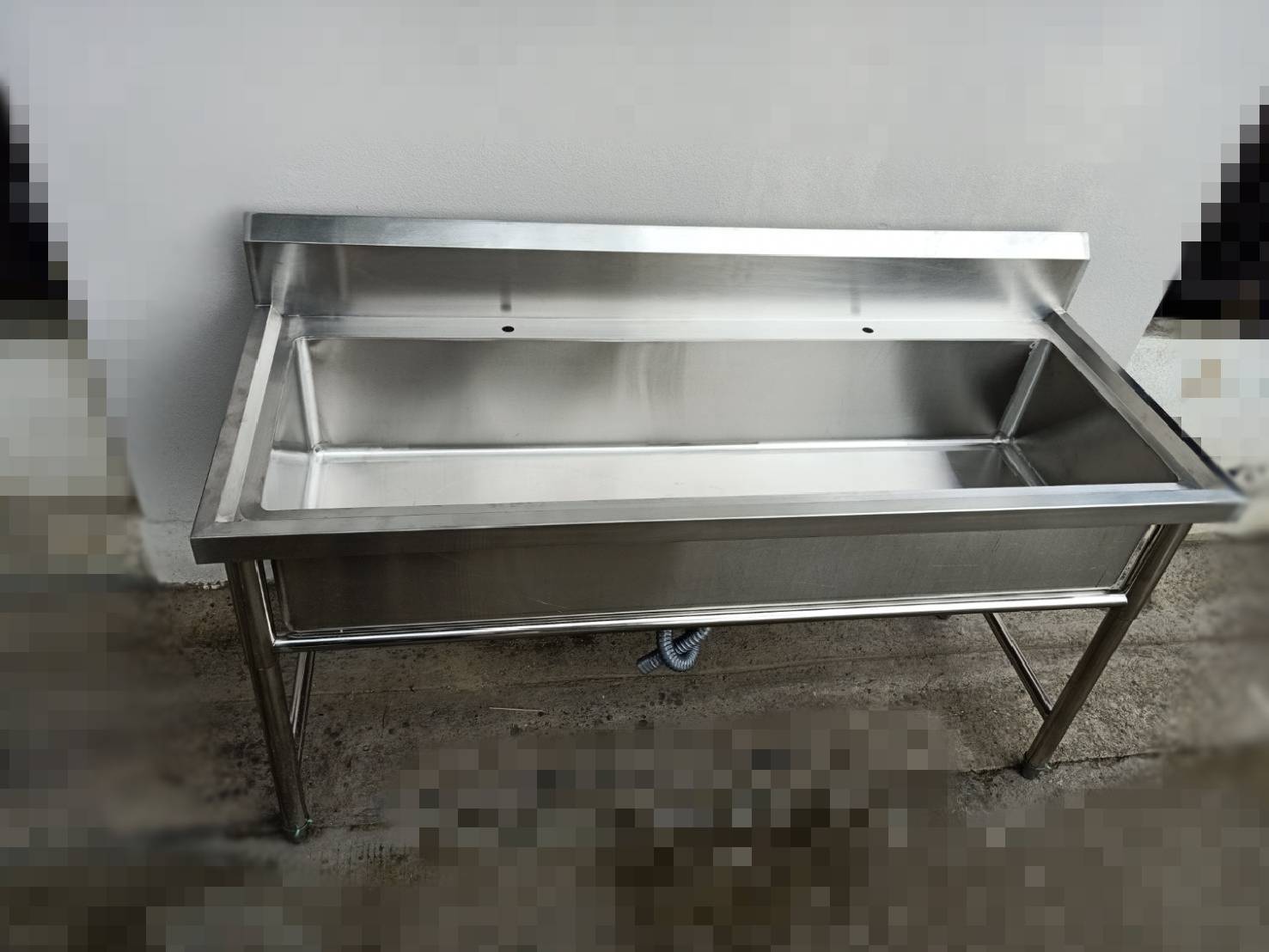 ซิงค์ล้างจานสแตนเลส 1 หลุมใหญ่150CM รุ่น： SWSY-156080