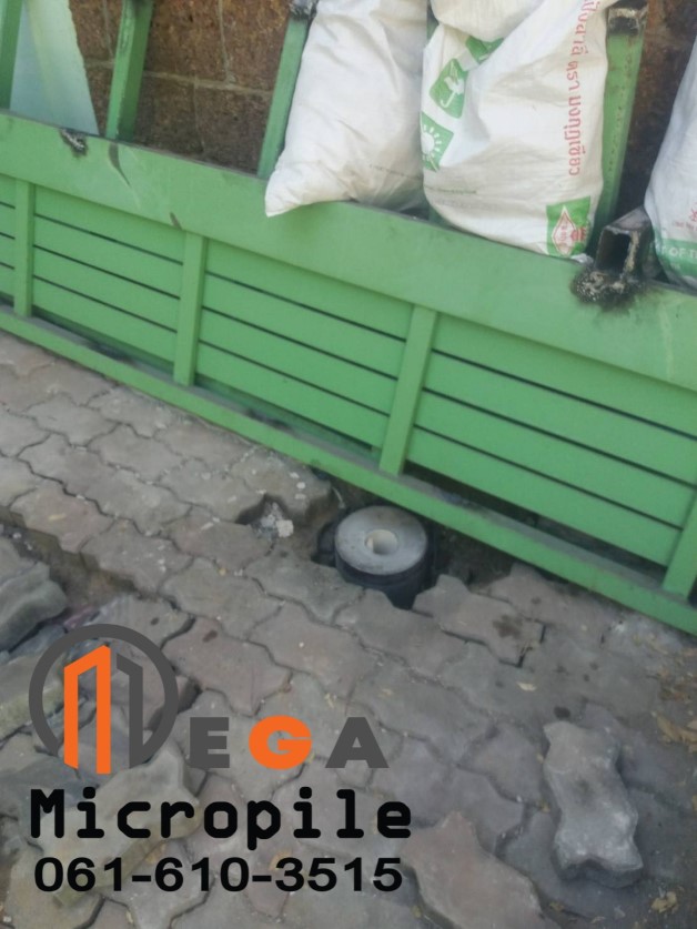 สปันไมโครไพล์ Dia.20 หน้างานหมู่บ้านจัดสรร ซอยปรีดีพนมยงค์ 31