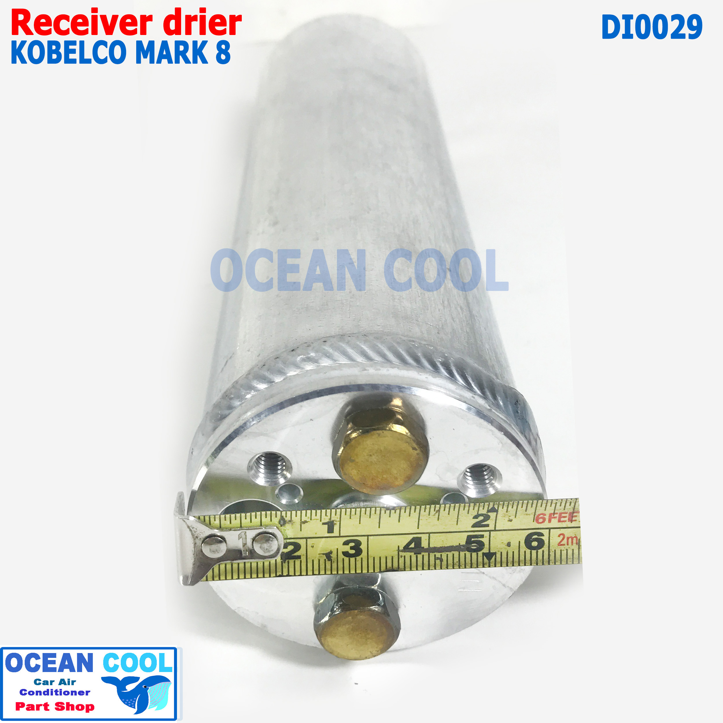 ไดเออร์ แม็คโคร โกเบลโก้ เอสเค200 รุ่น8 DI0028 receiver drier Kobelco SK200-8 mark8