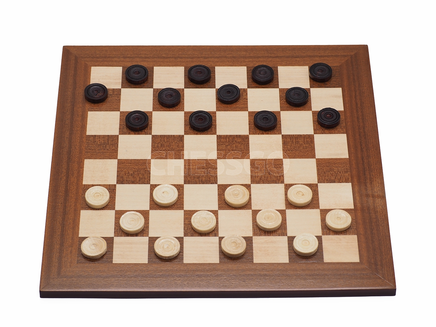 ชุดหมากฮอสไม้ Wood Checker Set