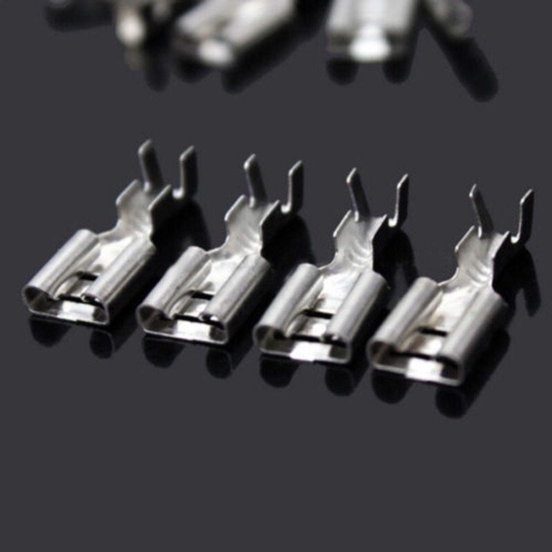 หางปลาเปลือยรถยนต์ตัวเมีย 6.3mm. แบบธรรมดา