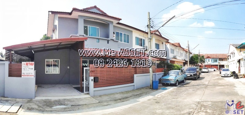 ขายทาวน์เฮ้าส์หลังริม รีโนเวทใหม่ ย่าน ท่าข้าม28 เทียนทะเล7 สะแกงาม บางขุนเทียน พระรามสอง : ม.พิศาล ท่าข้าม28 เฟส 7 : 2 ชั้น 31.3 ตร.วา