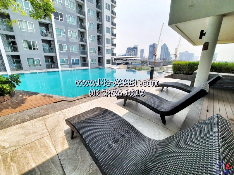 ขายและเช่า คอนโดใกล้รถไฟฟ้า ย่าน วุฒากาศ ราชพฤกษ์ บางค้อ : เดอะเทมโปแกรนด์ สาทร-วุฒากาศ The Tempo Grand Wutthakat : 35.15 ตร.เมตร