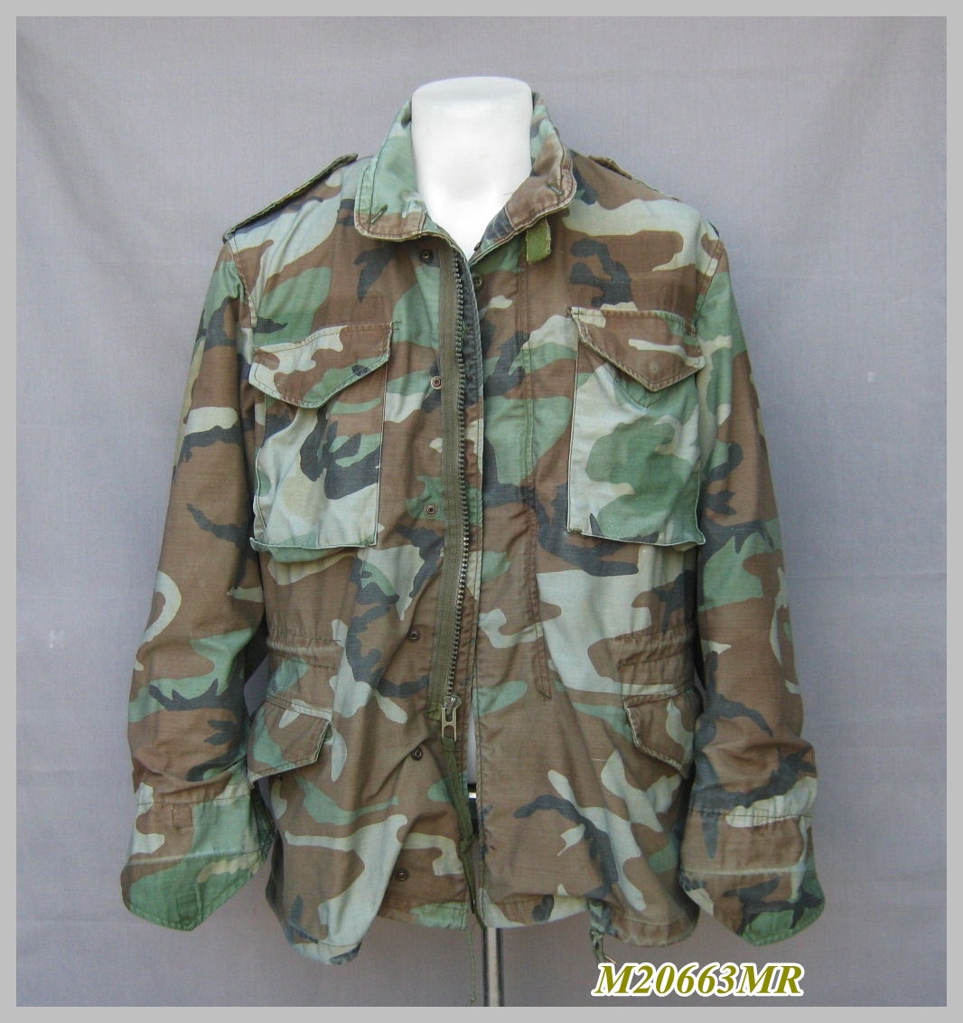 เสื้อทหารM65 Class2 pattern 4 woodland ขายแล้ว