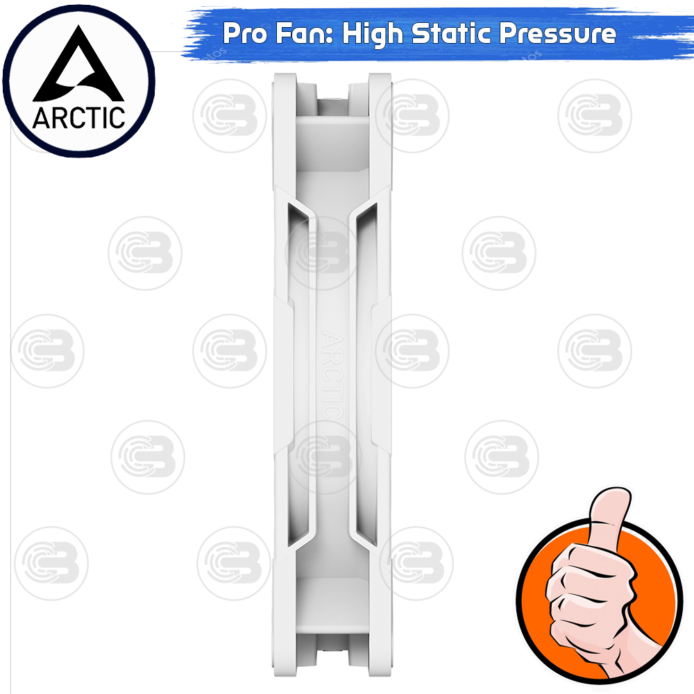 [CoolBlasterThai] ARCTIC P14 PRO A-RGB White (size 140 mm.) X3 Value Pack PC Fan Case ประกัน 6 ปี