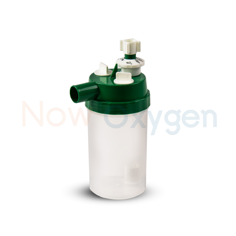 รุ่นใหม่ล่าสุด กระปุกปรับเปอร์เซ็น ความชื้นได้ สำหรับใช้กับผู้ป่วยเจาะคอ (ฝาเขียว)