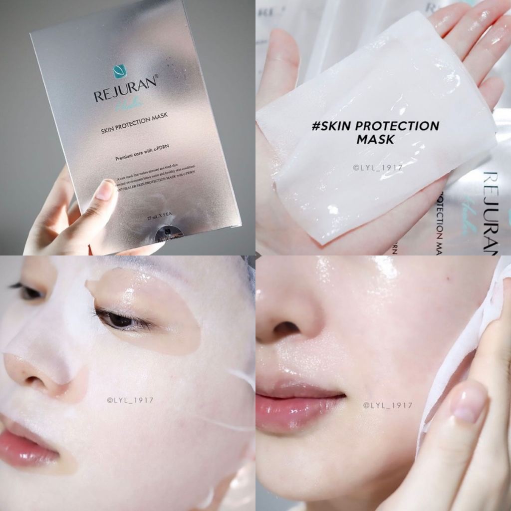 REJURAN Skin Protection Mask 27ml. (1กล่อง/บรรจุ5แผ่น) (ราคา1กล่อง)
