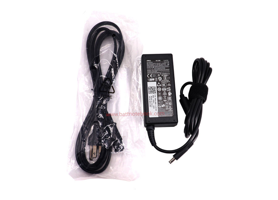 สายชาร์จ โน๊ตบุ๊ค Dell Inspiron 3476 65W หัวเล็ก MGJN9 แท้ศูนย์ Dell Adapter Dell Inspiron 3476 ตรงรุ่น ตรงสเปก รับประกันศูนย์ Dell Thailand ราคาพิเศษ