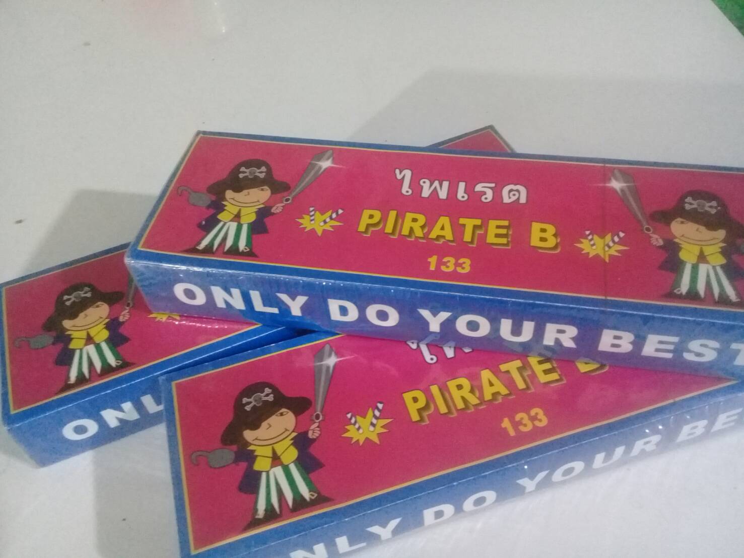 ไม้ขีดกัปตันไพเรต 10กล่อง/แพค