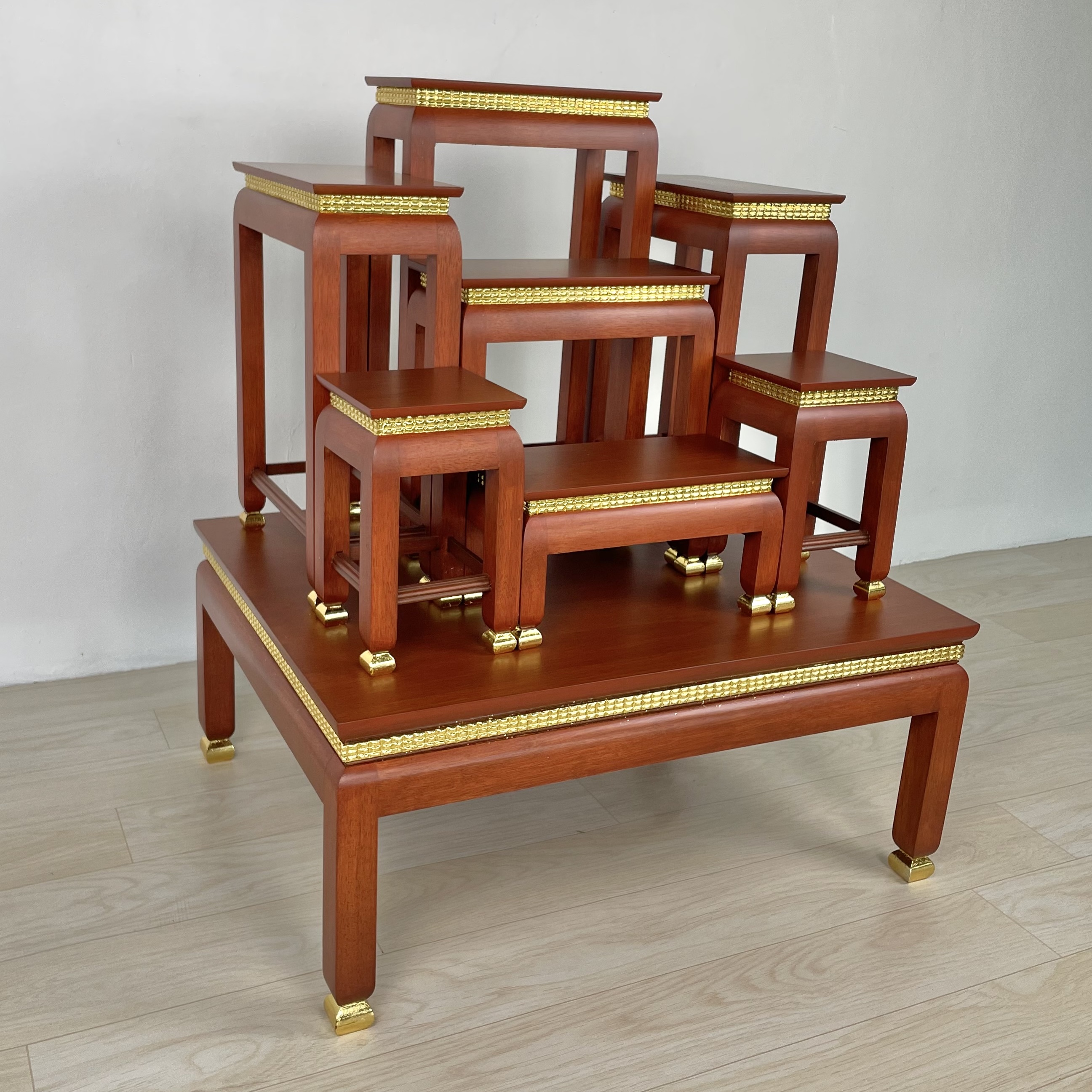 โต๊ะหมู่ 7 หน้า 6 พิกุลสัก ขาตุ่ม