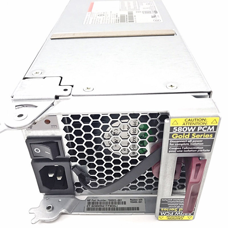 REF, HP 753322-001 / 756486-001 [TorCompTH Thailand - ขาย จำหน่าย ราคา] HP 580W Gold Power Supply for HP 3PAR 8000