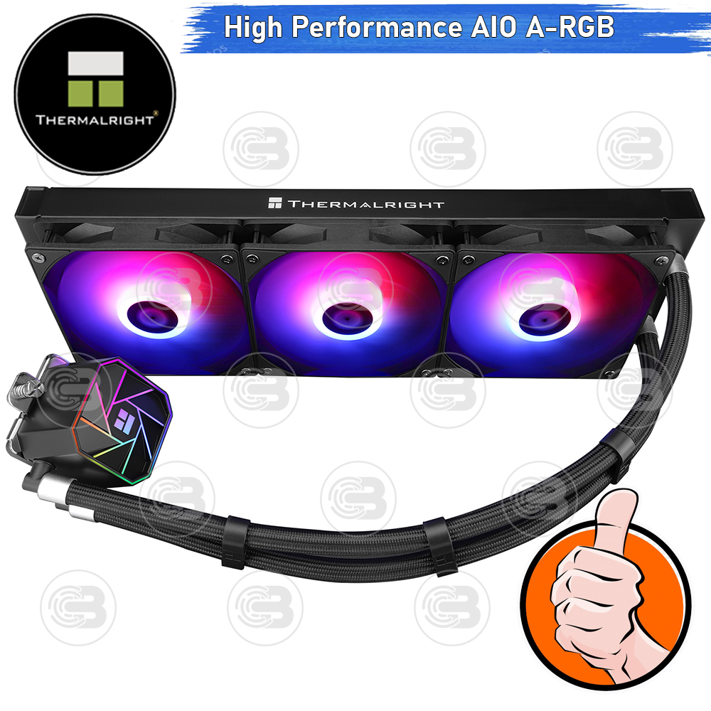 [CoolBlasterThai] Thermalright Aqua Elite 360 V3 ARGB BLACK AIO Liquid CPU Cooler (AM5/LGA1851 Ready) ประกัน 3 ปี
