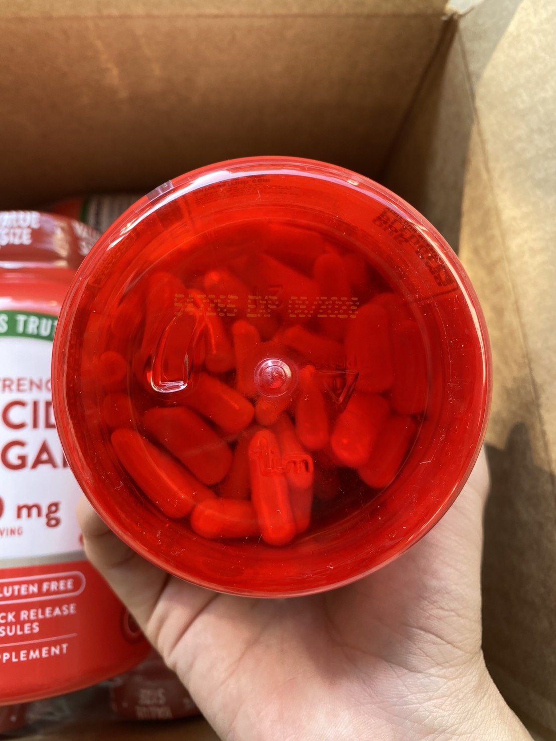 Nature's Truth Apple Cider Vinegar 1200 mg. บรรจุ 200 แคปซูล อาหารเสริม น้ำส้มสายชูหมักจากแอปเปิ้ล (1กระปุก)