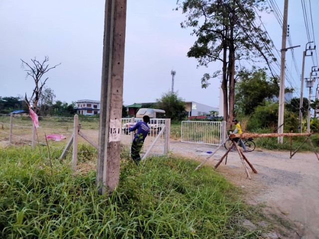 ขาย/ให้เช่าที่ดินถมแล้ว 4 ไร่ 70 ตร.ว.ติดถนนทางคู่ขนานเลียบมอเตอร์เวย์-วงแหวนกาญจนาภิเษก พระราม 9 ใกล้ด่านทับช้าง 100 ม. และถ.กรุงเทพกรีฑาตัดใหม่ เพียง 1 กม.