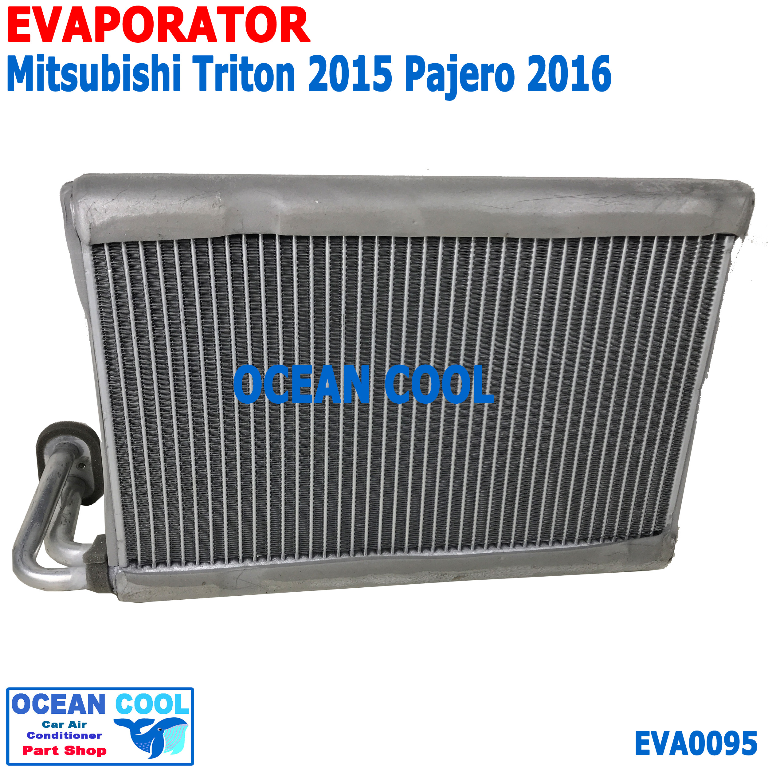 คอยล์เย็น มิตซูบิชิ ไทรทัน 2015 - 2020 ปาเจโร่ สปอร์ต 2016 EVA0095 EVAPORATOR FOR MITSUBISHI TRITON PAJERO SPORT คอยเย็น คอล์ยเย็น รังผึ้งแอร์ ตู้แอร์ รถยนต์ อะไหล่ แอร์ 2017 2018 2019 2020