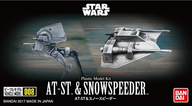 008 AT-ST and Snowspeeder BANDAI - Star Wars