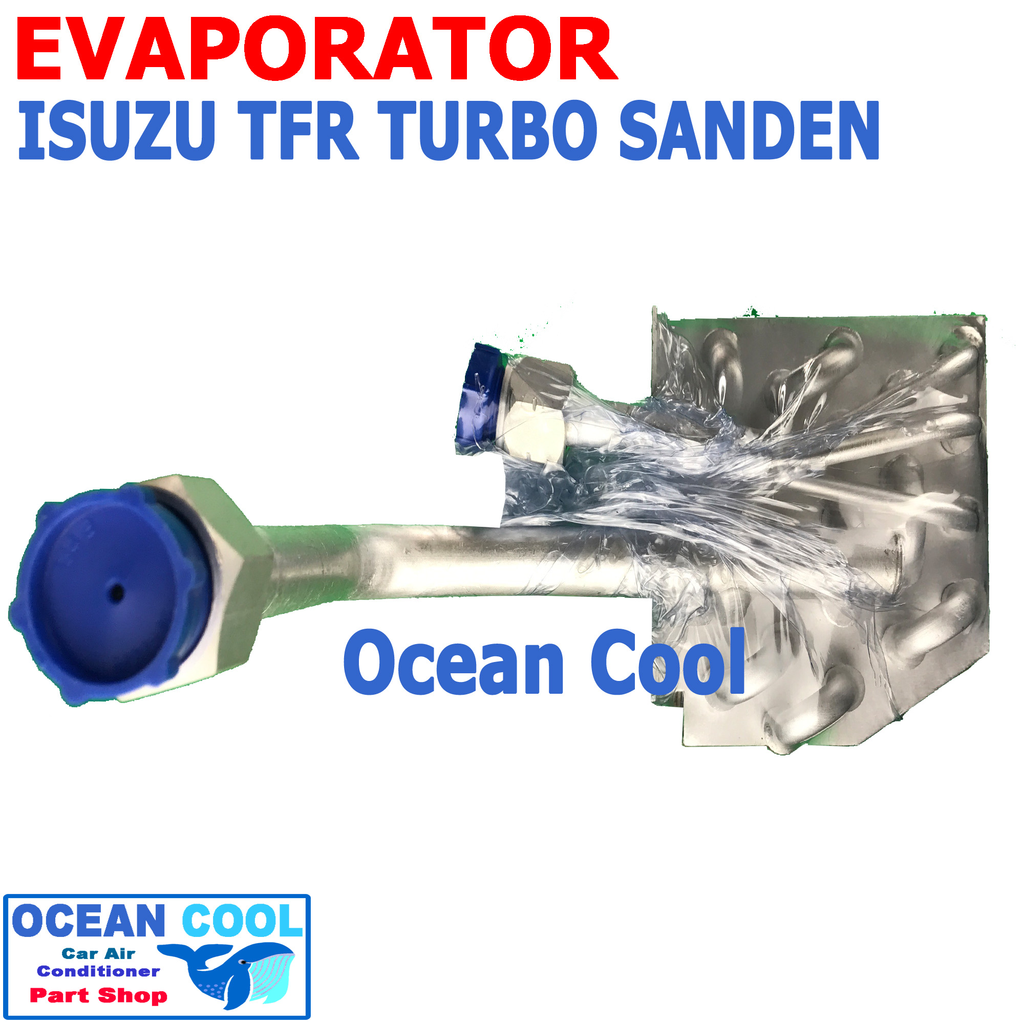 คอยล์เย็น อีซูซุ ทีเอฟอาร์ เทอร์โบ ซันเด้น EVA0093 ISUZU TFR TURBO คอยเย็น คอล์ยเย็น รังผึ้งแอร์ ตู้แอร์ รถยนต์ อะไหล่ แอร์ DRAGON EYE ดาร์ก้อนอาย